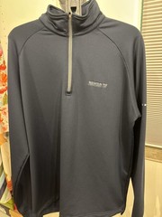 Dunning Quarter Zip Men’s Pullover Medium Blue Mountain Top