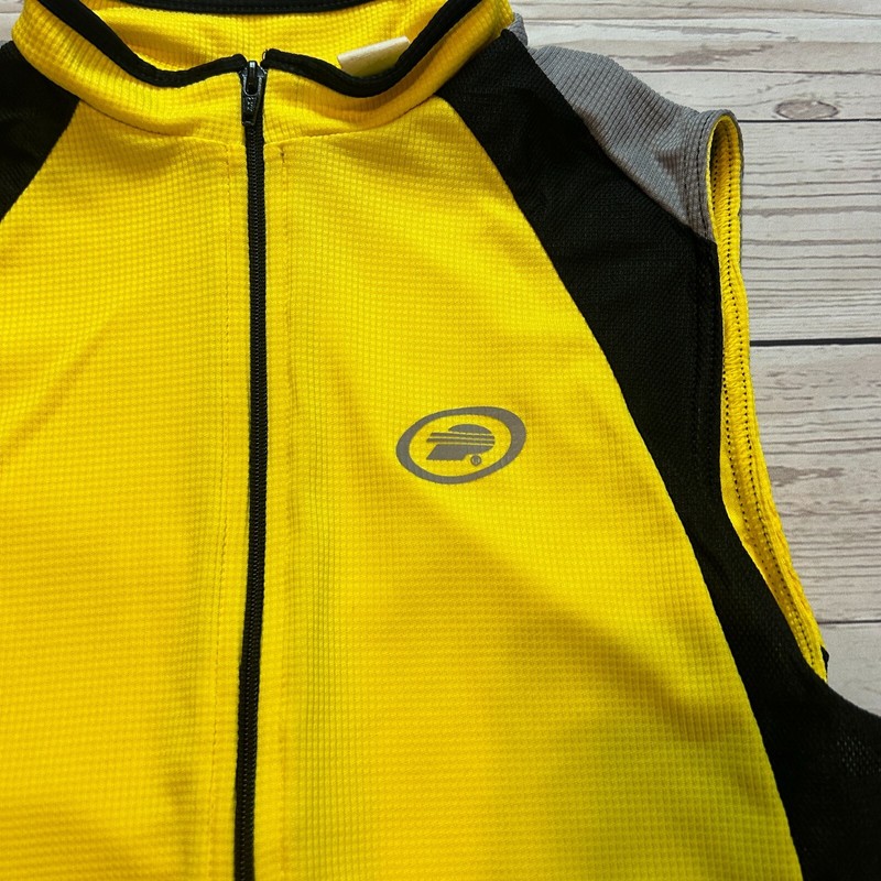 Performance Bike Yellow Jersey Ultra Full Zip Three Pocket Men's Size Medium gallery