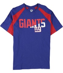 G-III Sports Mens New York Giants Graphic T-Shirt, Blue, Large