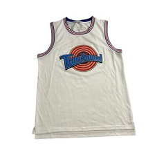 VTG Space Jam Tune Squad Basketball Jersey Men XXL White Excellent Bugs Bunny #1