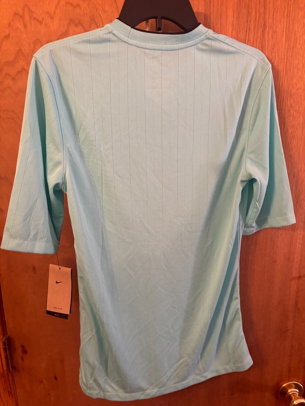 Nike Dri-FIT Soccer Referee Top Men S Pale Aqua DH8024-354 NWT gallery
