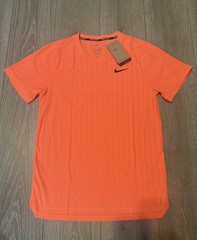 Nike Men’s Court Advantage Slam Tennis T-Shirt Bright Mango (HM6710-873) Small