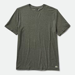 Vuori Shirt Strato Tech Tee Adult Mens M Crew Neck Short Sleeve Green