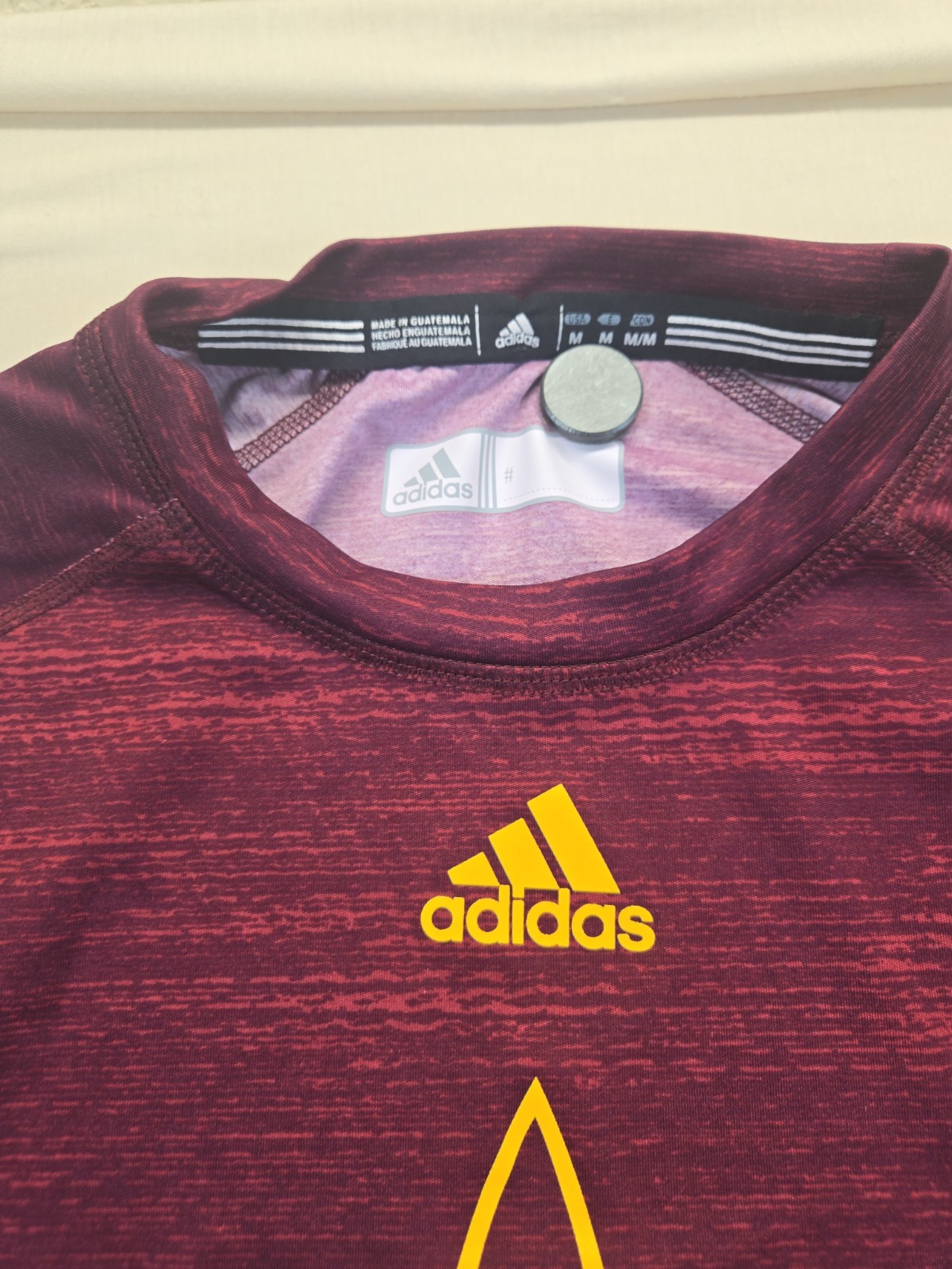 Adidas Arizona State Sun Devils ASU Climalite Shirt Mens Medium Maroon Heathered gallery