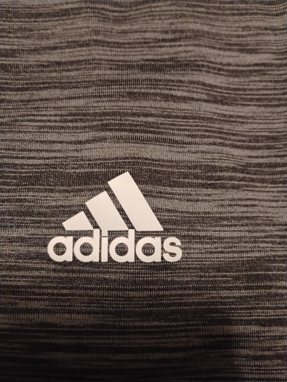 Adidas Areoready Mens Athletic Short Sleeve Shirt With Grey Black Melange Color gallery
