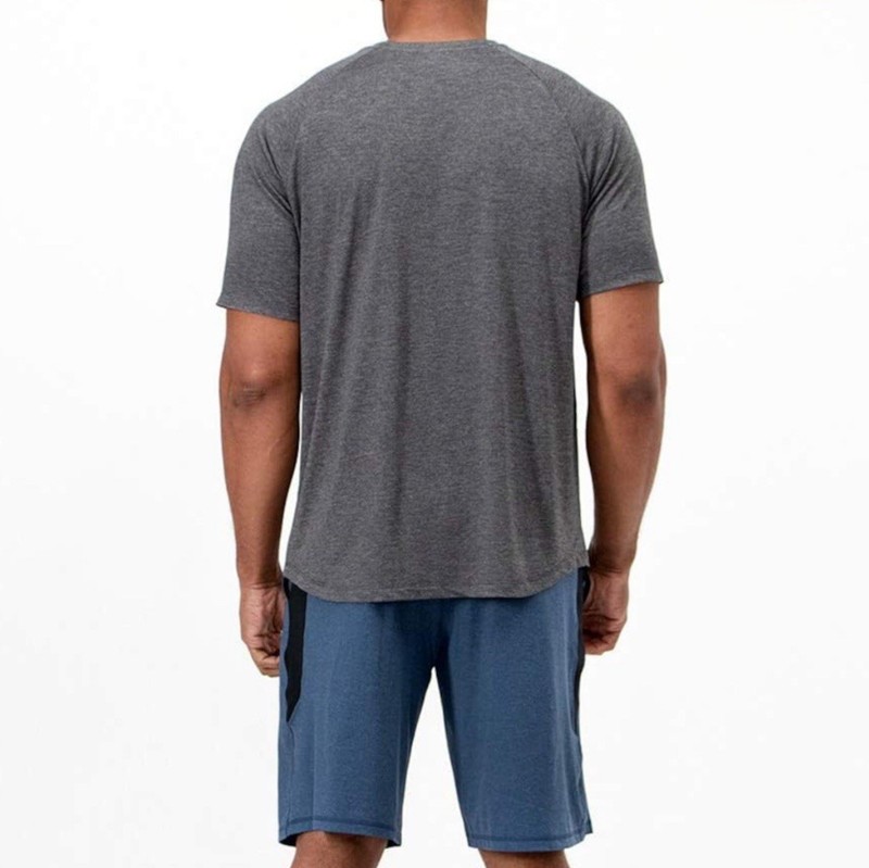 DEVOPS Men’s Sun Protection Dry-Fit Short Sleeve Workout Tee Shirt - Size 3X gallery