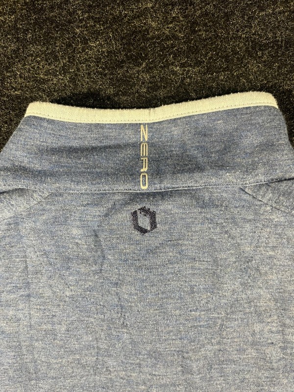 Zero Restriction 1/4 Zip Pullover Men's L Blue Golf Performance Top gallery