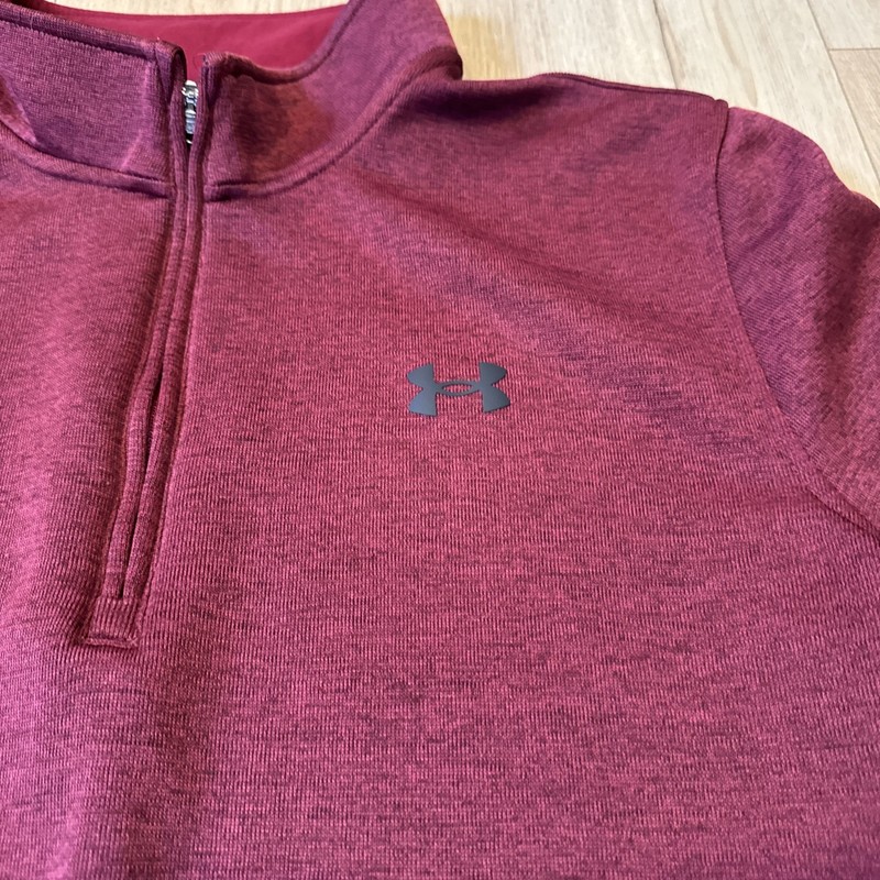 Under Armour Golf Mens Coldgear 1/4 Zip Sweater XL Red 1356661 626 gallery