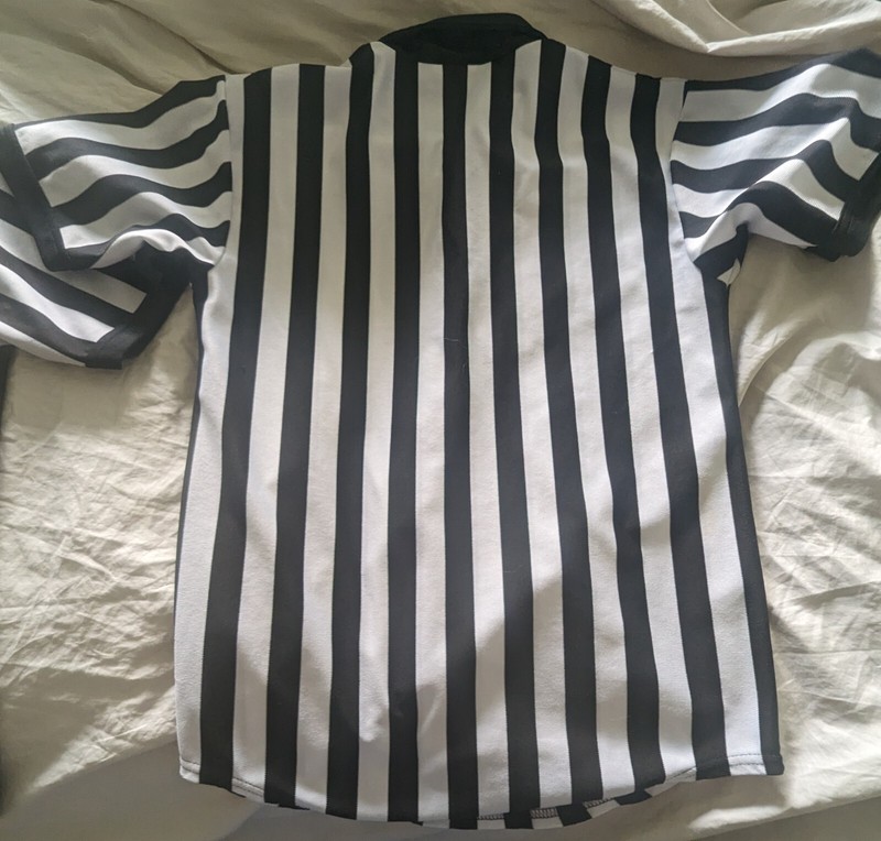 2 Teamwork Athletic Apparel Men 38-40 Referee Umpire Collared Shirt 1/4 Zip Pair gallery