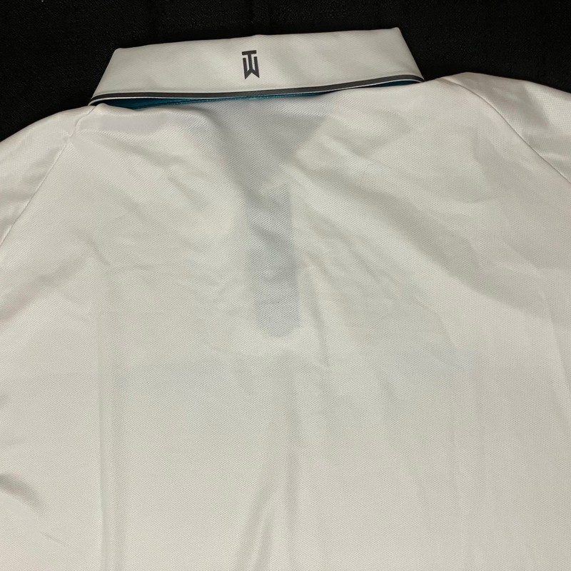 Nike Golf Tiger Woods Mobility Performance Polo 707712 100 Pure Platinum Sz XL gallery