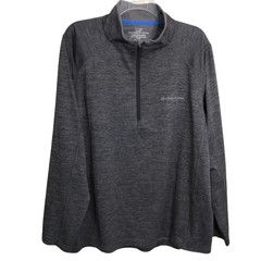 M1015)Vineyard Vines Performance Men Gray 1/4 Zip Pullovers Long Sleeve Golf 2XB