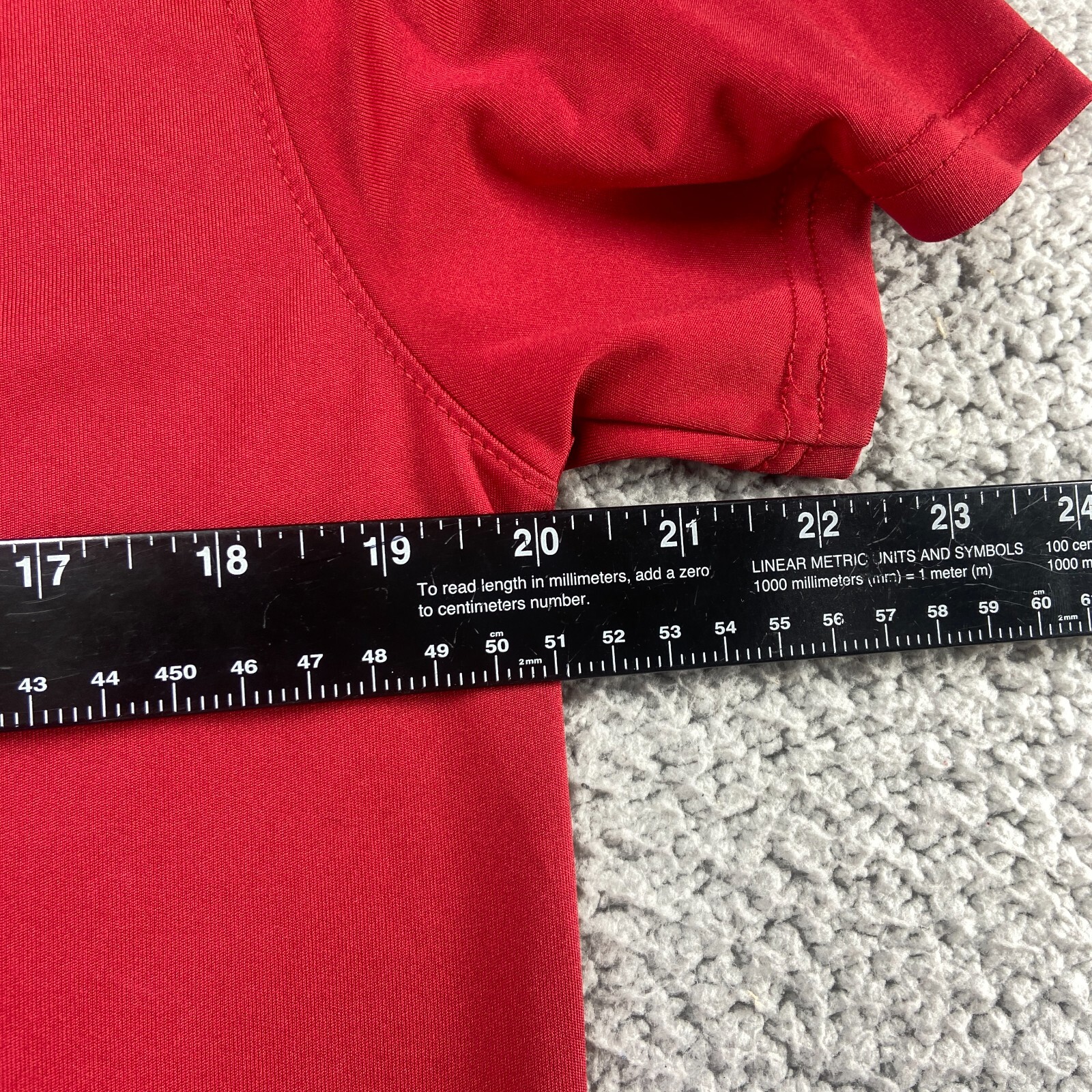 Athletech AT DRI Men's Red Short Sleeve Silky Polyester T-Shirt Size M gallery