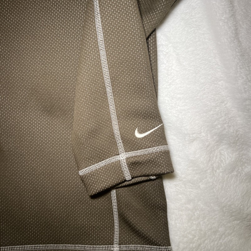 Nike Golf Mens 1/4 Zip Pullover Long Sleeve Dark Grey Size Large gallery
