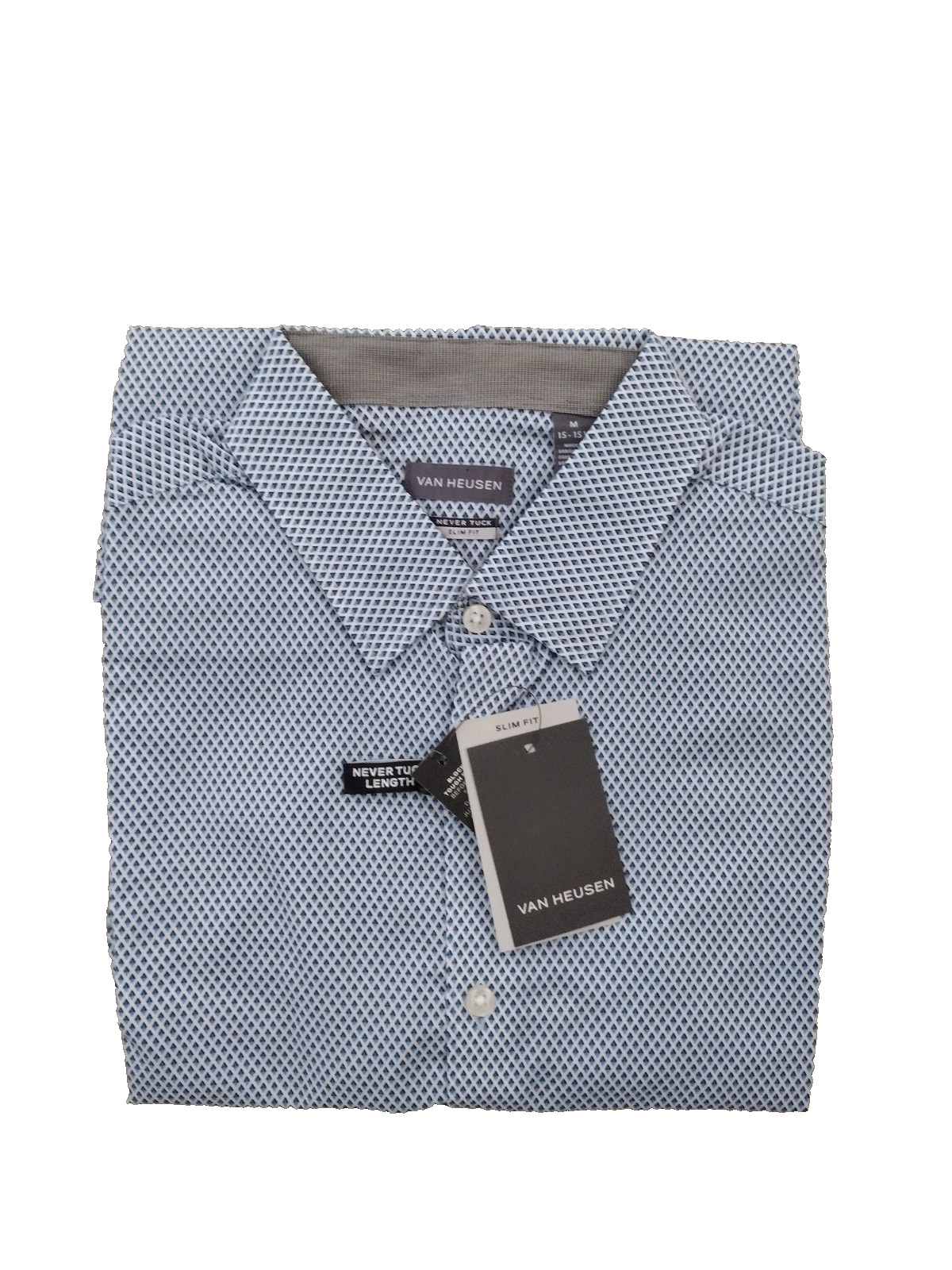 NWT VAN HEUSEN Shirt Long Sleeve Size Medium Style # 50F2452 gallery