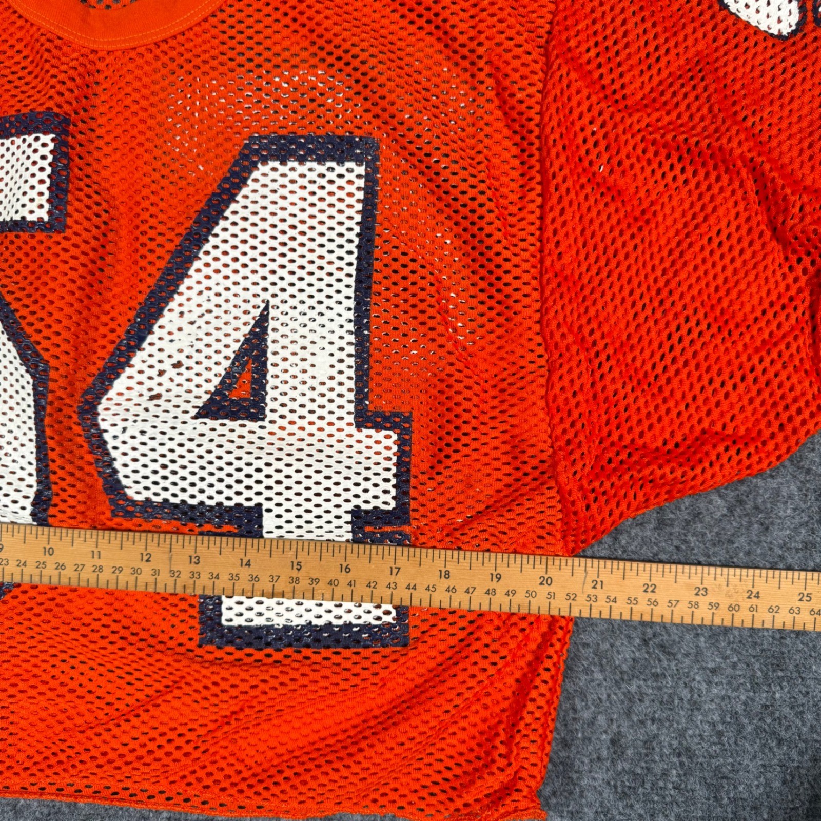 Vintage 70s Russell Athletic Mesh Football Practice Jersey Medium Clemson Tiger gallery