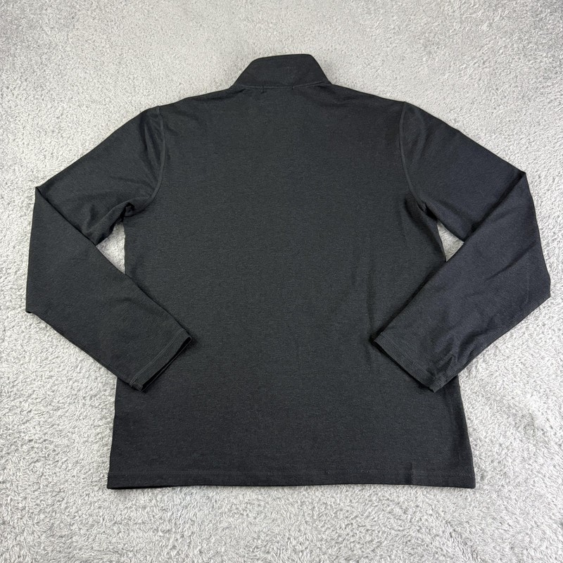 Marine Layer Pullover Men Small Gray Weekend Sport 1/4 Zip Athletic Performance gallery