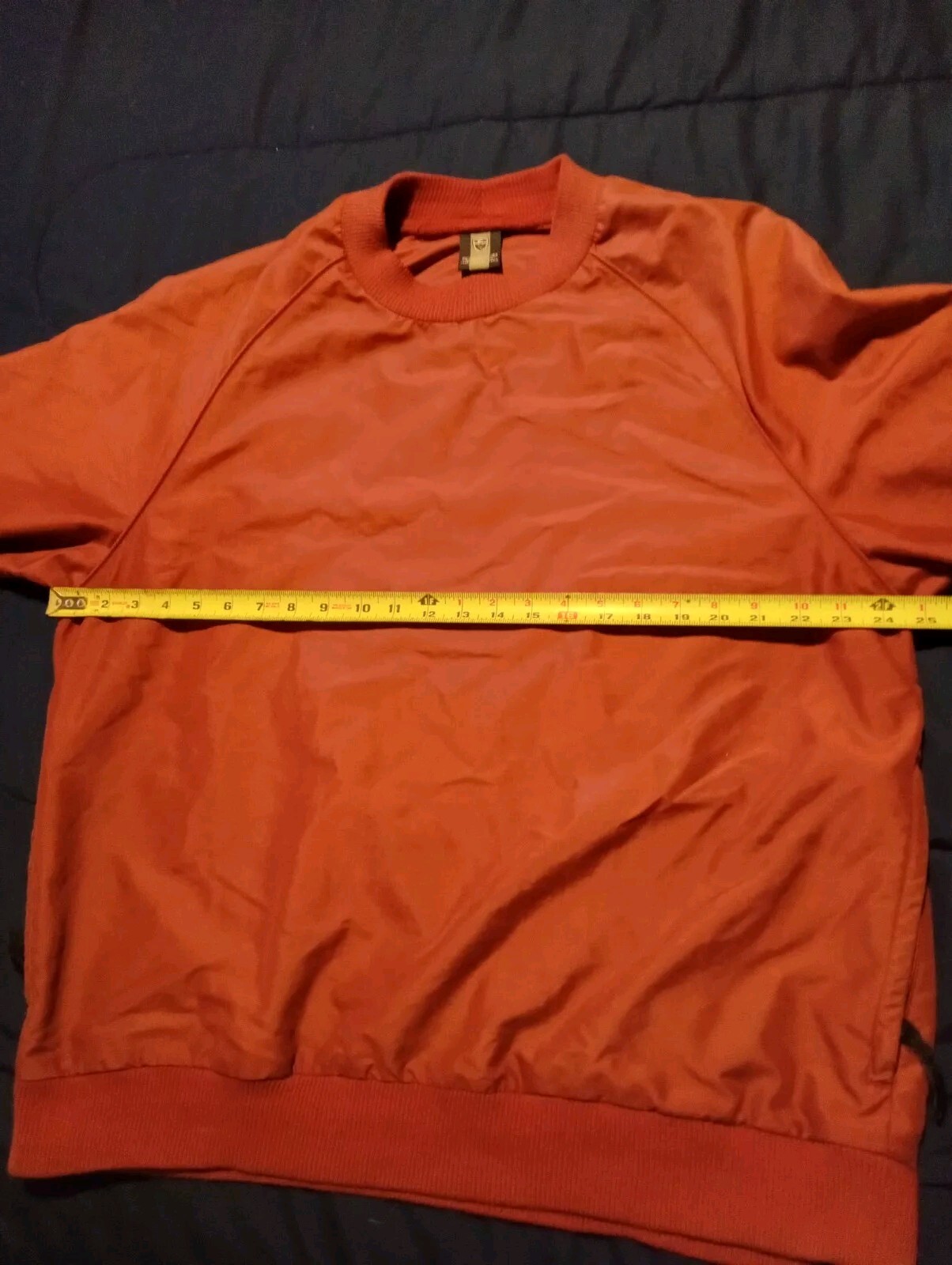 Nike Golf Shirt Mens Large Red Golf Crew neck Pullover Performance Dri Fit gallery