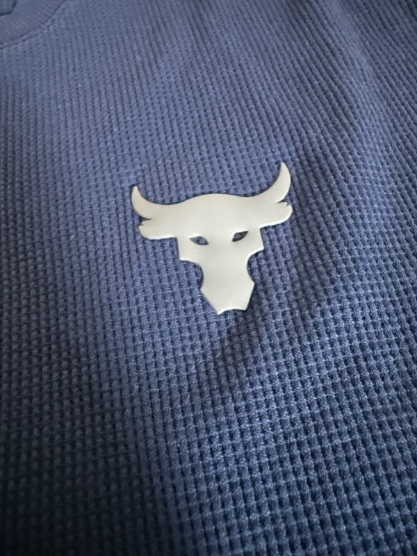 Under Armour Project Rock Shirt Adult XXL Waffle Knit Pullover Mens gallery