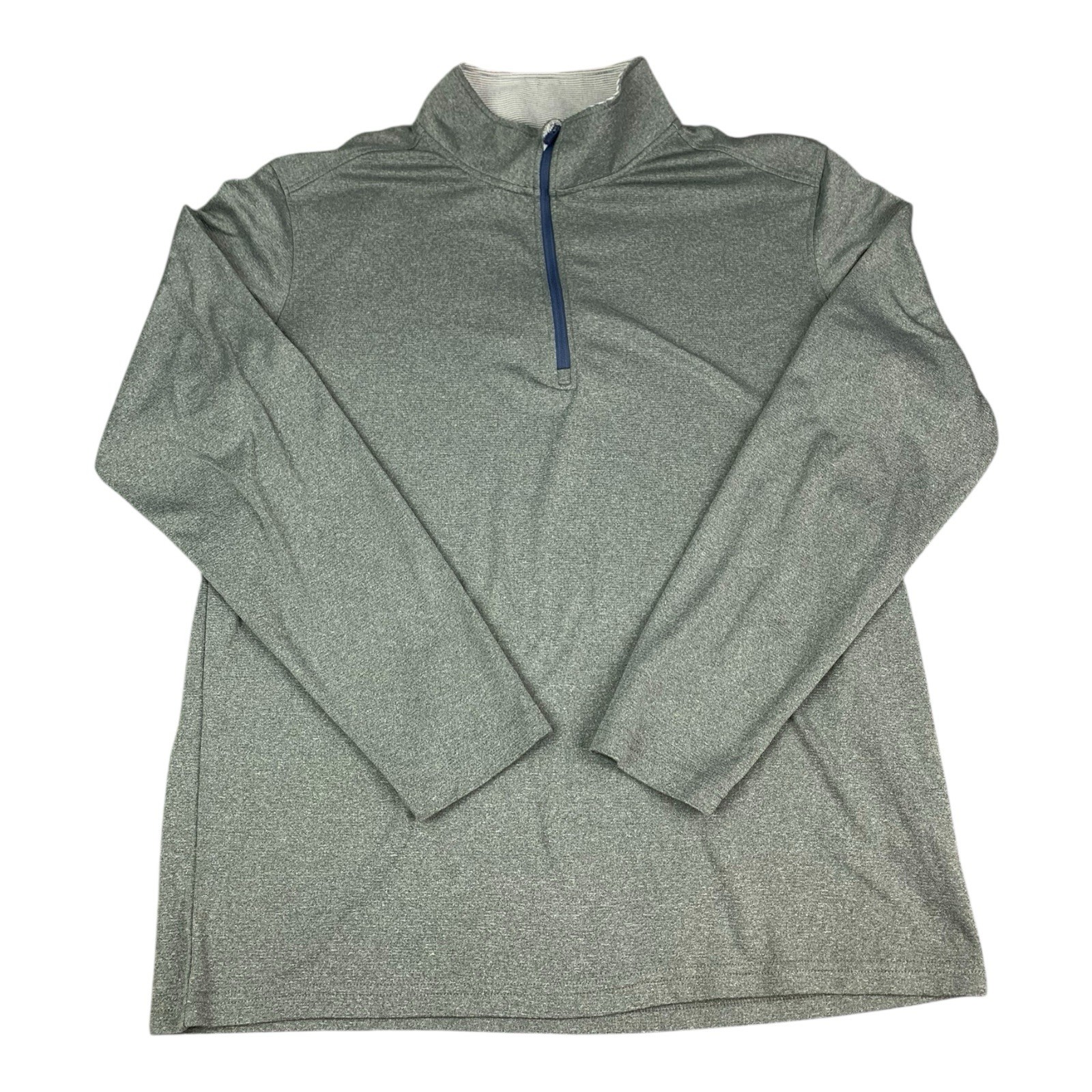 Maelreg 1/4 Zip Performance Pullover Top Gray Moisture Wicking Mens Size Large gallery