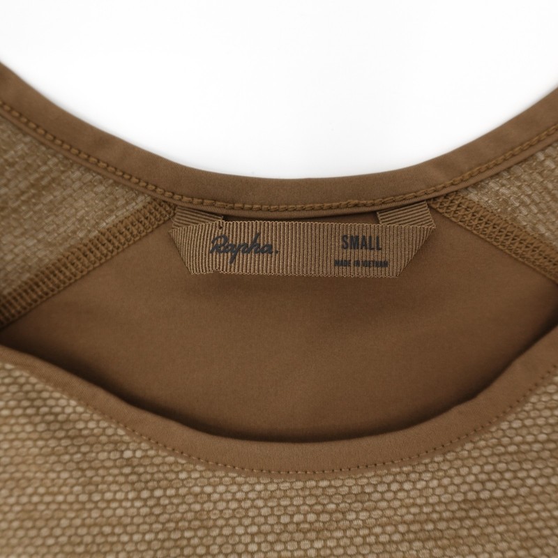 Rapha Shirt Mens Small Brown Performance Lightweight Cycling Earn Your Turns MTB gallery