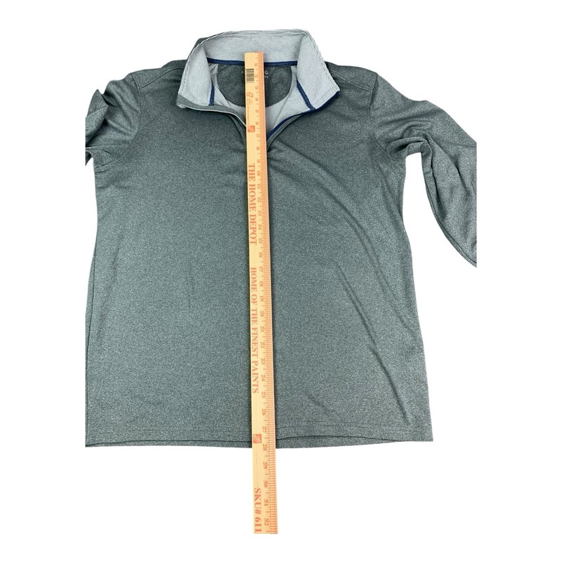 Maelreg 1/4 Zip Performance Pullover Top Gray Moisture Wicking Mens Size Large gallery