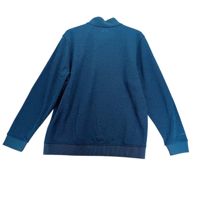 Under Armour ColdGear 1/4 Zip Pullover Blue Mens XL Loose Fit Sweater Athletic gallery