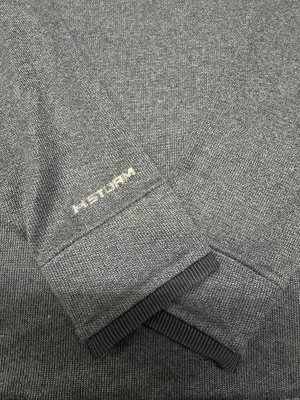 Under Armour Golf Pullover Mens Medium Gray ColdGear UA Storm Snap Mock 1320973 gallery