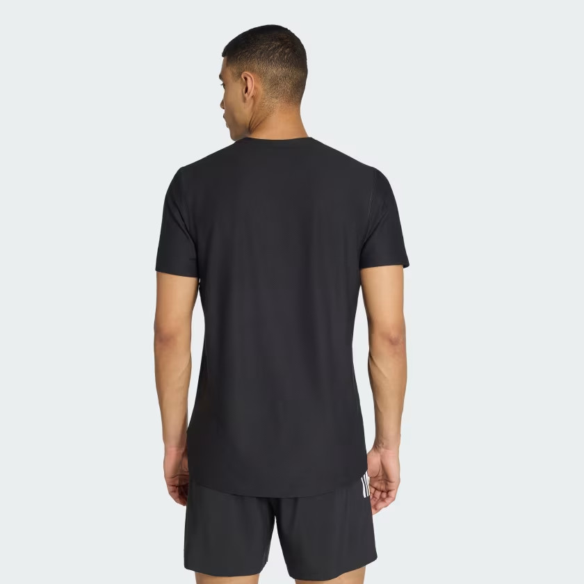 Adidas 2XL Men's Essentials Black & White Own the Run Tee gallery