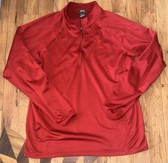 Outdoor Research Radiant LT Zip Top Pullover Waffle Grid Fleece Lined Active XL