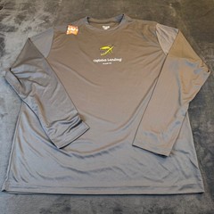 TEAM 365 Long Sleeve Shirt Captains Landing Florida Graphic UV Protect Mens XL