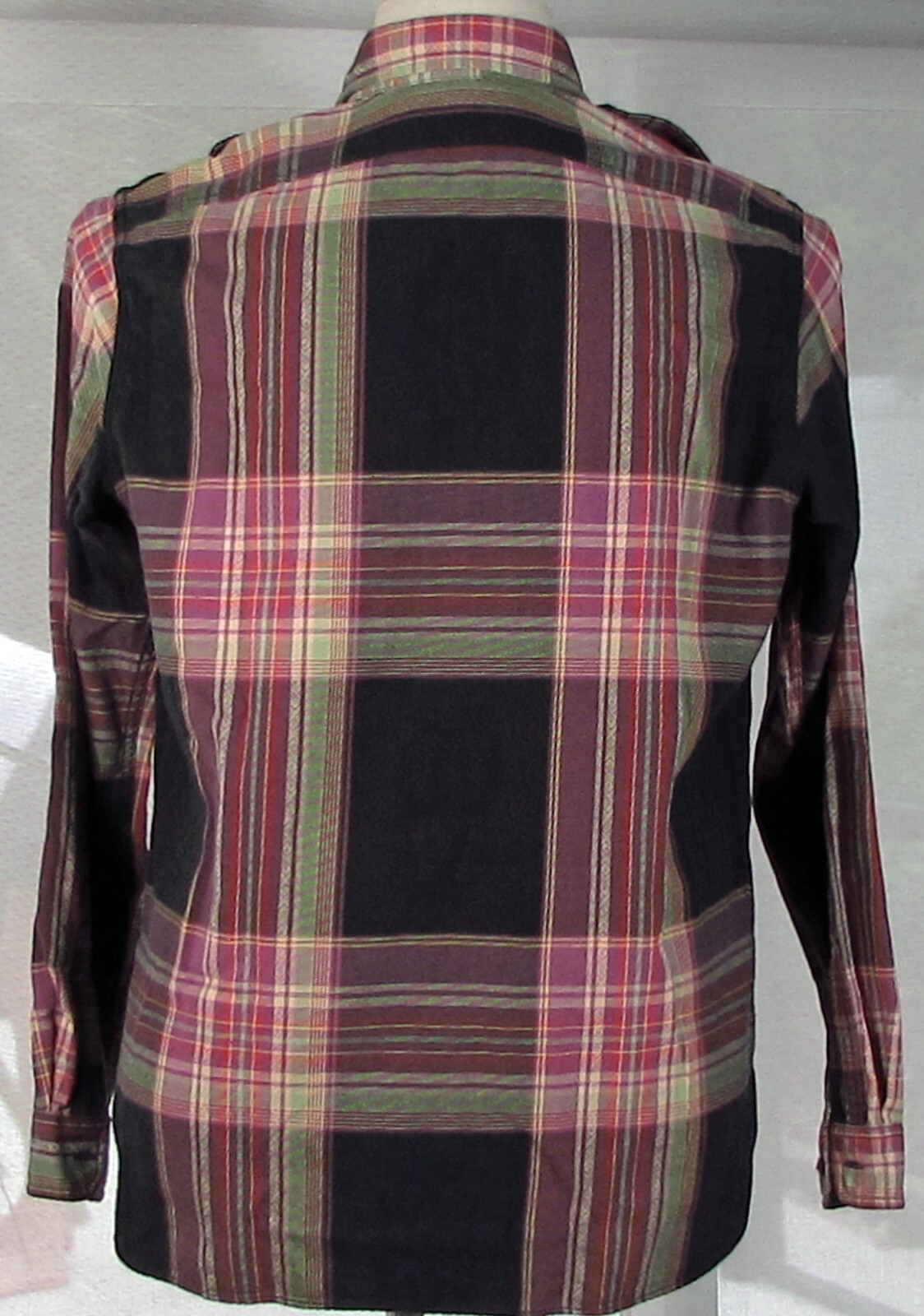 Size L Polo by Ralph Lauren 100% Cotton Flannel Shirt ~ Multi-Color Plaid gallery