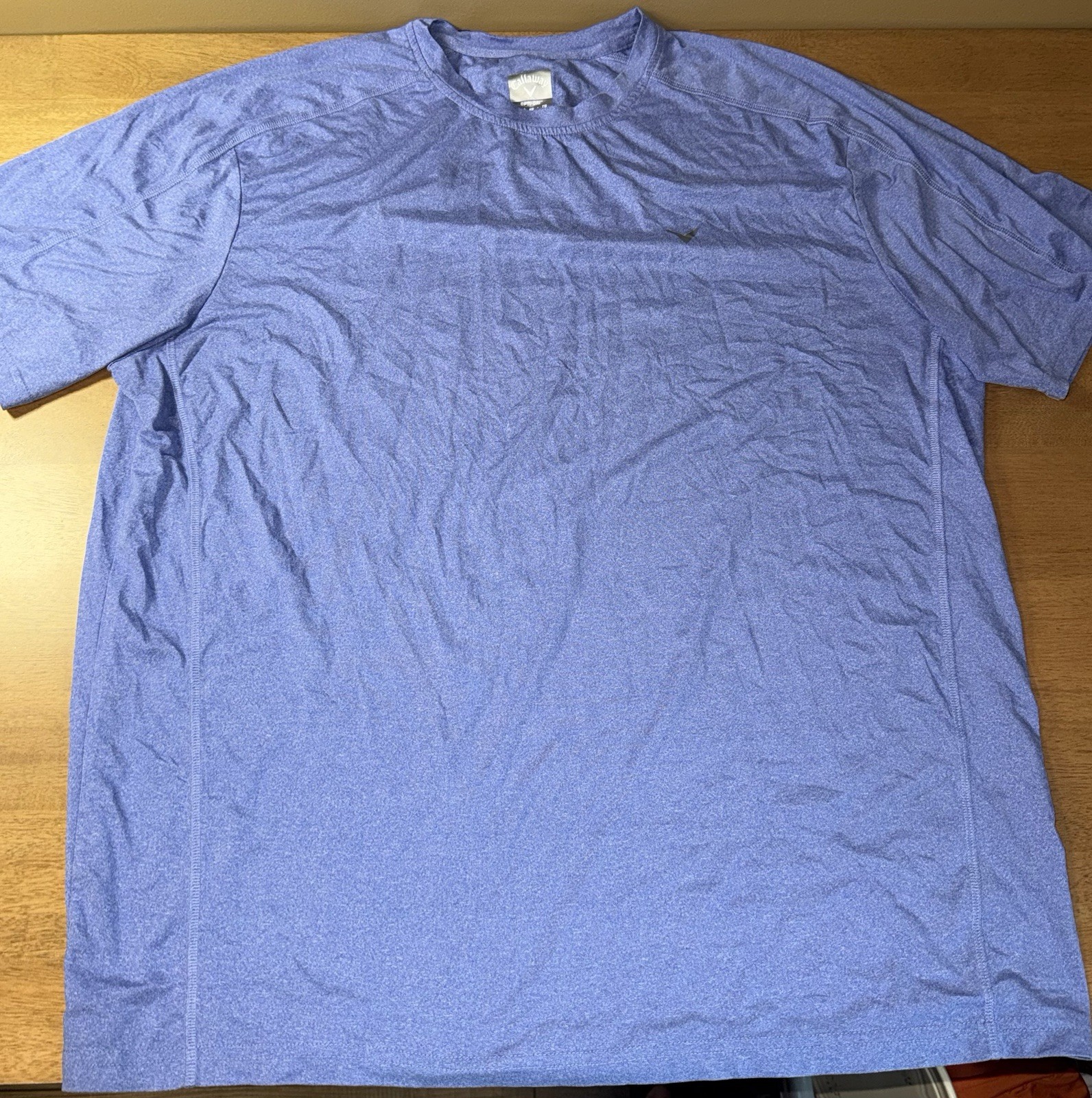 Callaway Opti-Dri Performance T-Shirt Shirt Crew Neck Blue Mens XL Extra Large gallery
