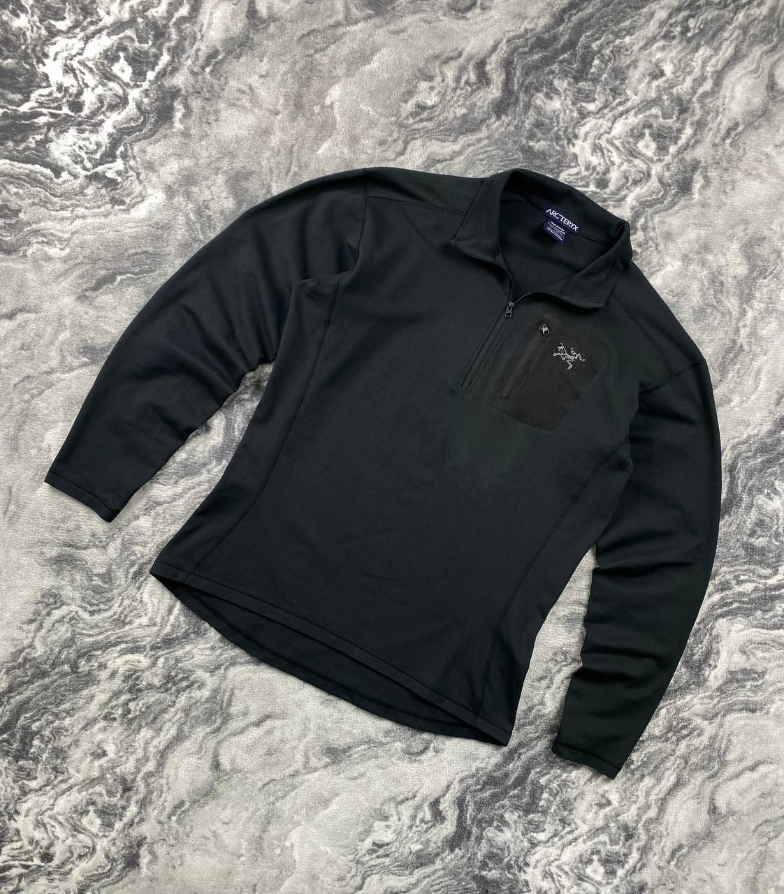 Arc'teryx Rho 1/4 Pullover Men Size L Black gallery