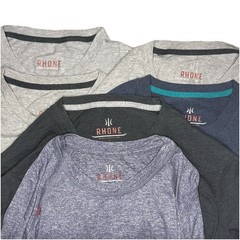 Lot Of 6 Rhone Multiple Color Short And Long Sleeve Shirts Mens Large