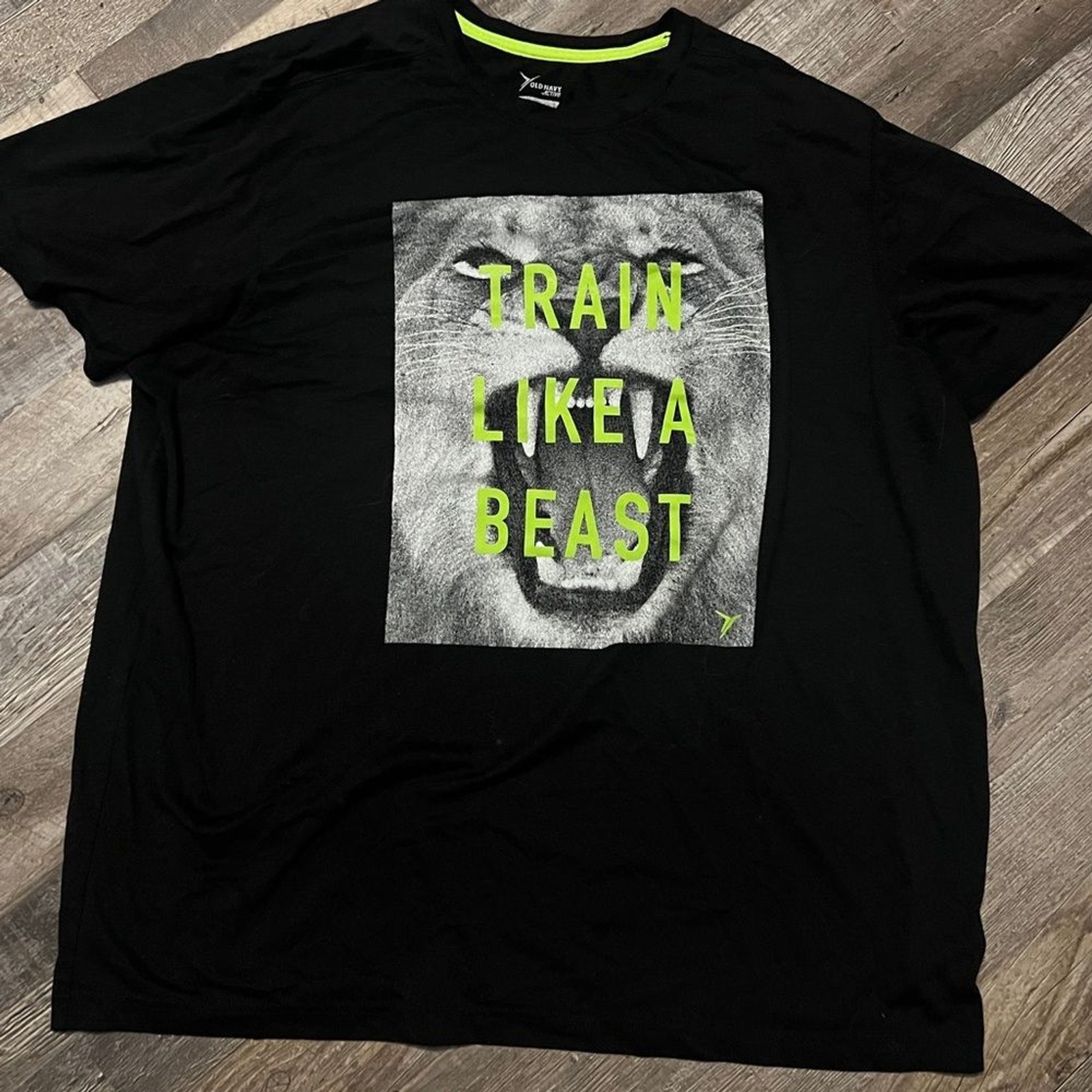 Old Navy T Shirt- Mens Active Go Dry ~Black Adult Size XXL gallery