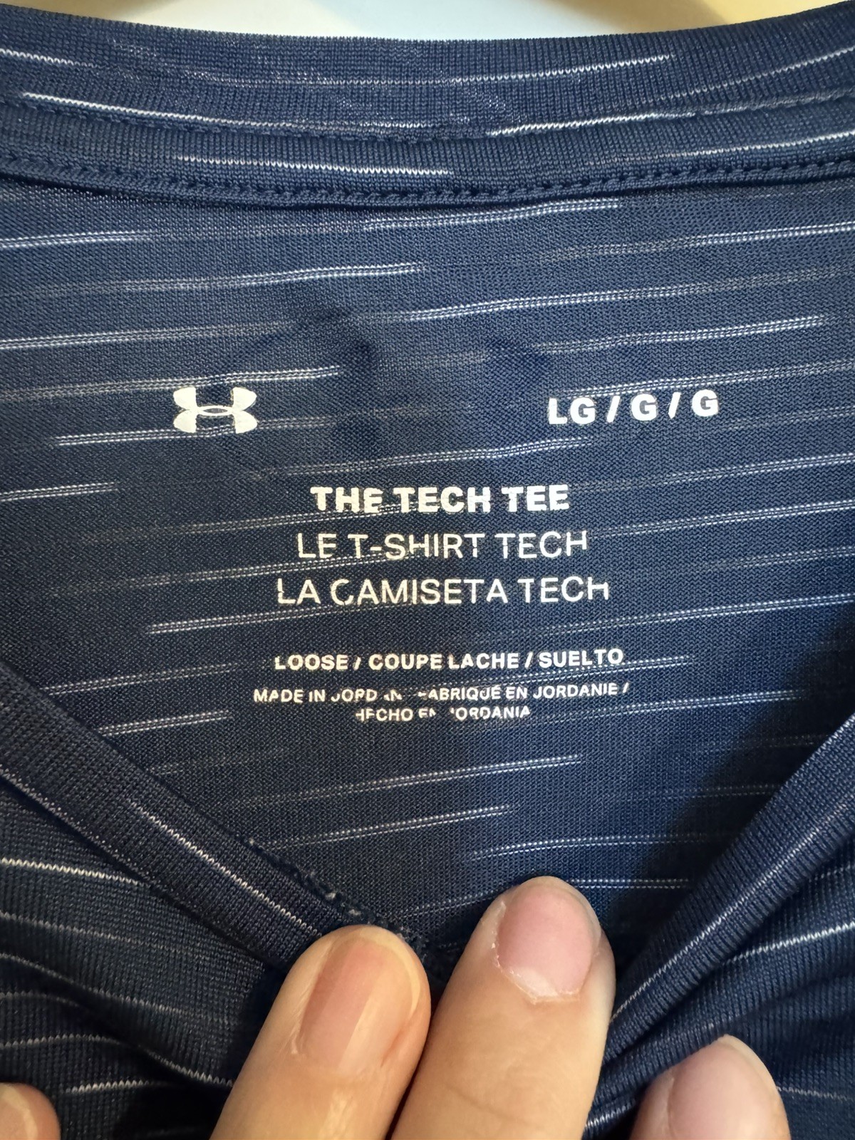 Under Armour Shirt Mens Large Tech Tee Athletic Loose Fit 1366140 Polyester gallery