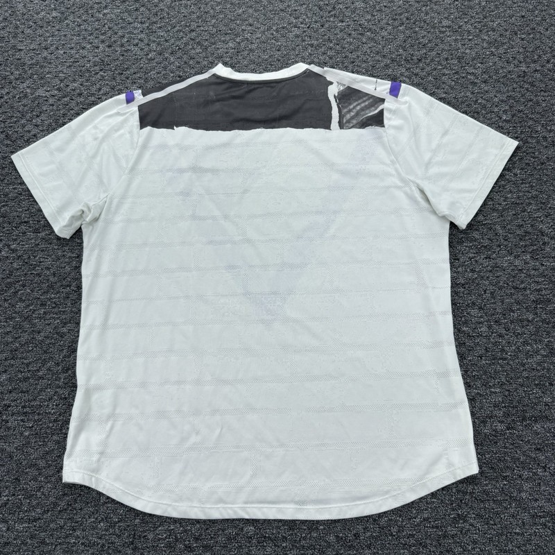 Nike Court Shirt Men XL White Purple NY Challenger Crew Tennis Dri Fit AT4235 gallery