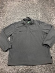 Rossignol 1/4 Zip Fleece Pullover Mens Size 2XL Gray Jameson Embroidery
