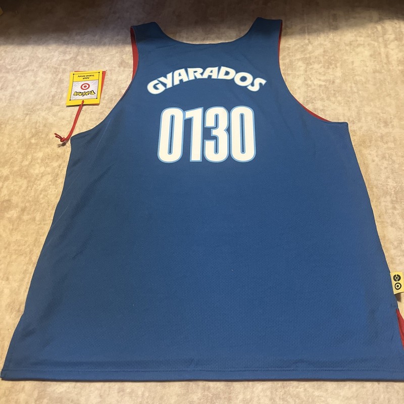 Pokemon X Target Magikarp Gyarados Reversible Jersey - Adult small gallery