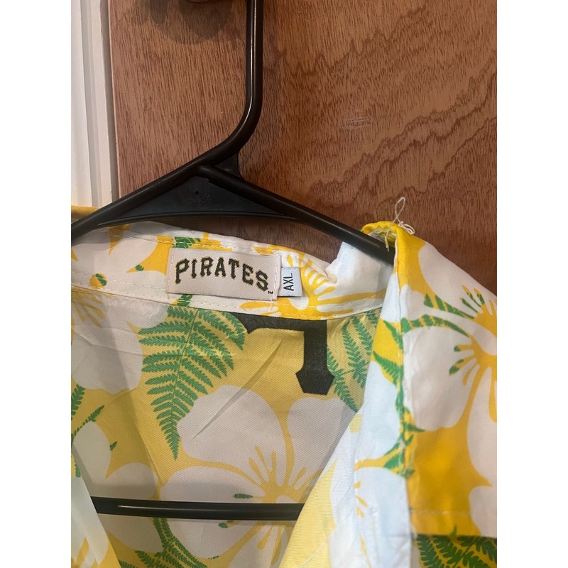 Pittsburgh Pirates Hawaiian Button Down Shirt gallery