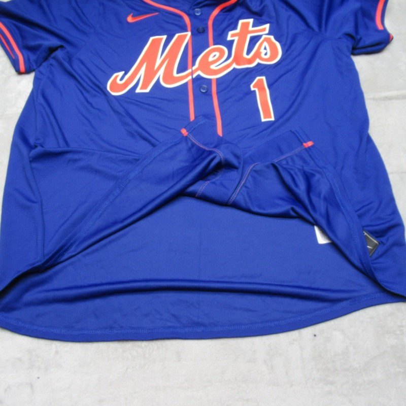 New York Mets Jersey Mens XL Nike Blue Jeff McNeil #1 Baseball Dri-Fit $175 NEW gallery
