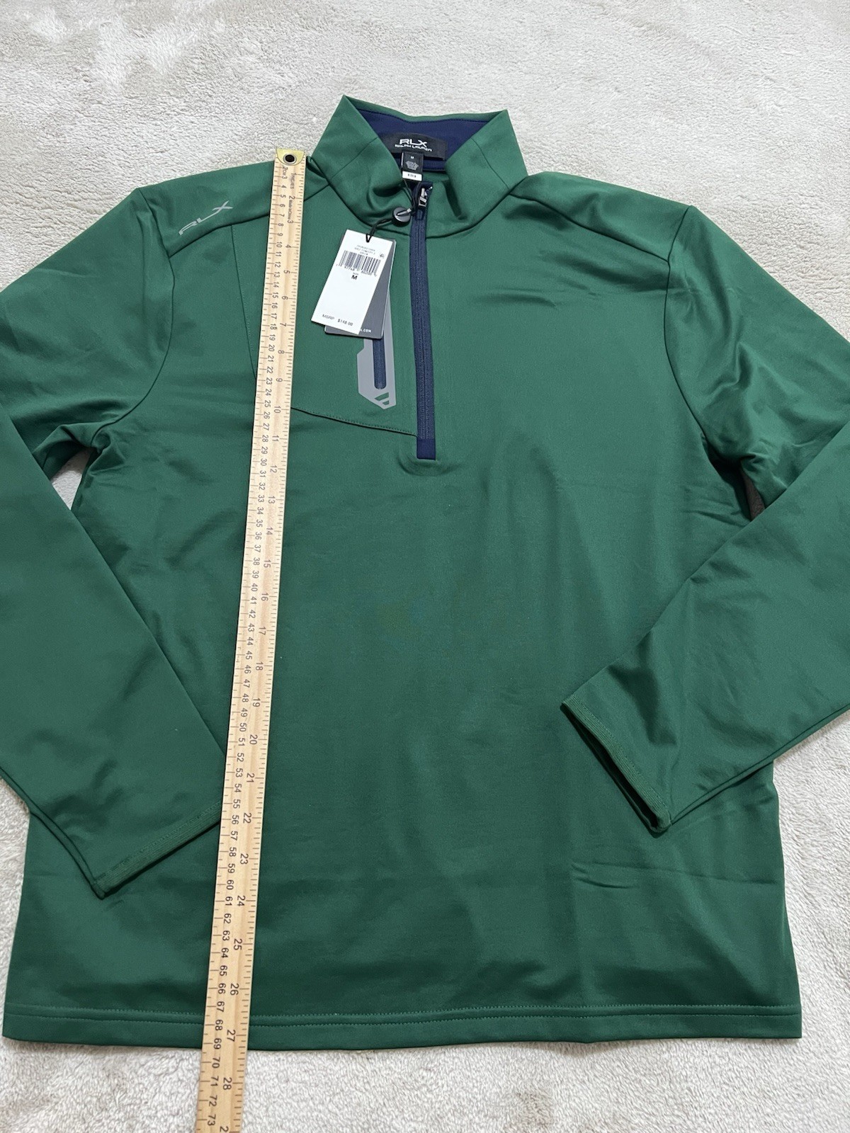 RLX Polo Ralph Classic Fit Stretch Jersey Pullover Sz Medium gallery