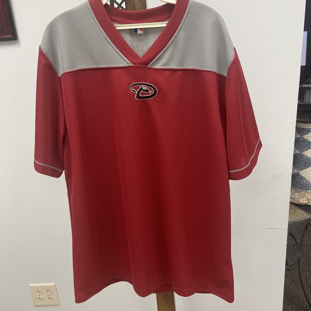 Genuine Merchandise Size Large Men’s Maroon/ Grey Jersey