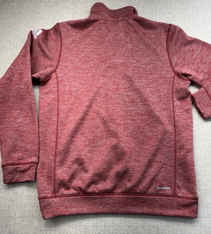 Adidas Men's Climawarm Sideline 1/4 Zip Coaches Top Red MEDIUM Team Issue gallery