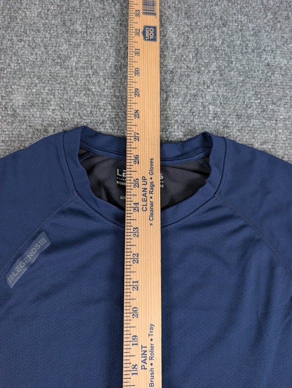 Legends Dash Long Sleeve Shirt Mens Medium Navy Blue Performance Athletic gallery