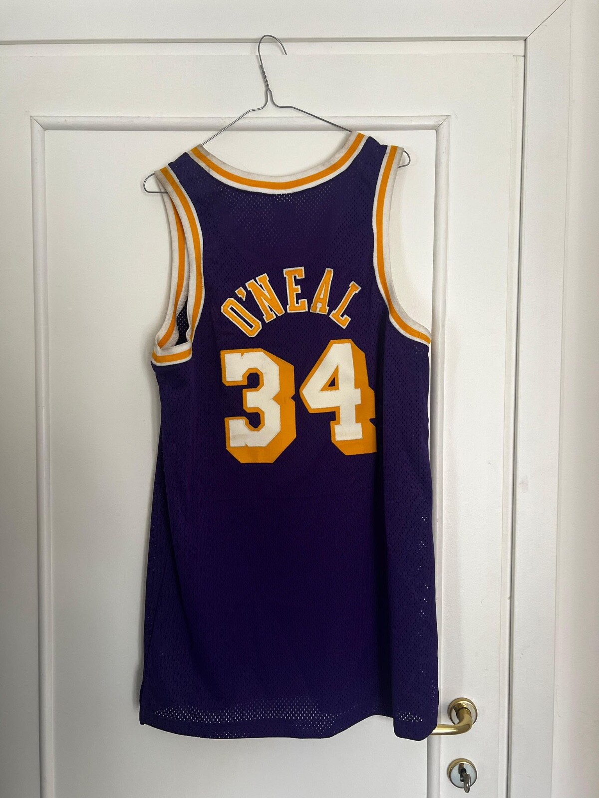 Shaquille O'Neal Vintage Nike Authentic '98 LA Lakers Officially Licensed Jersey gallery