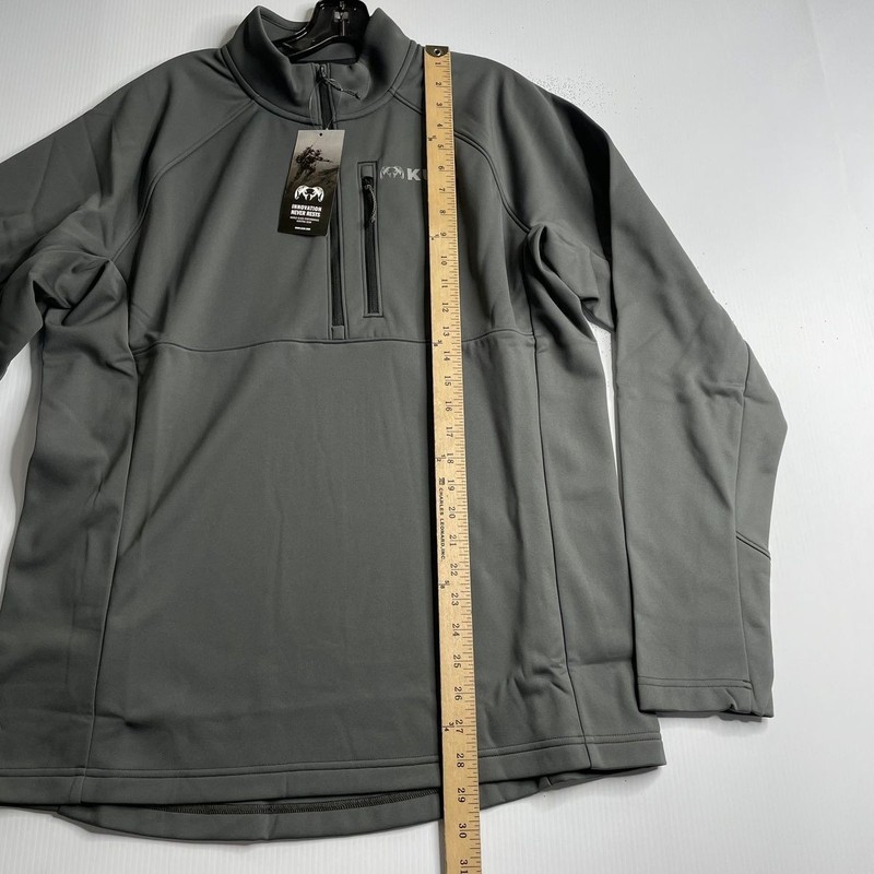 KUIU StrongFleece 190 Zip-T Mid-Layer Top Men's Size L Gunmetal gallery