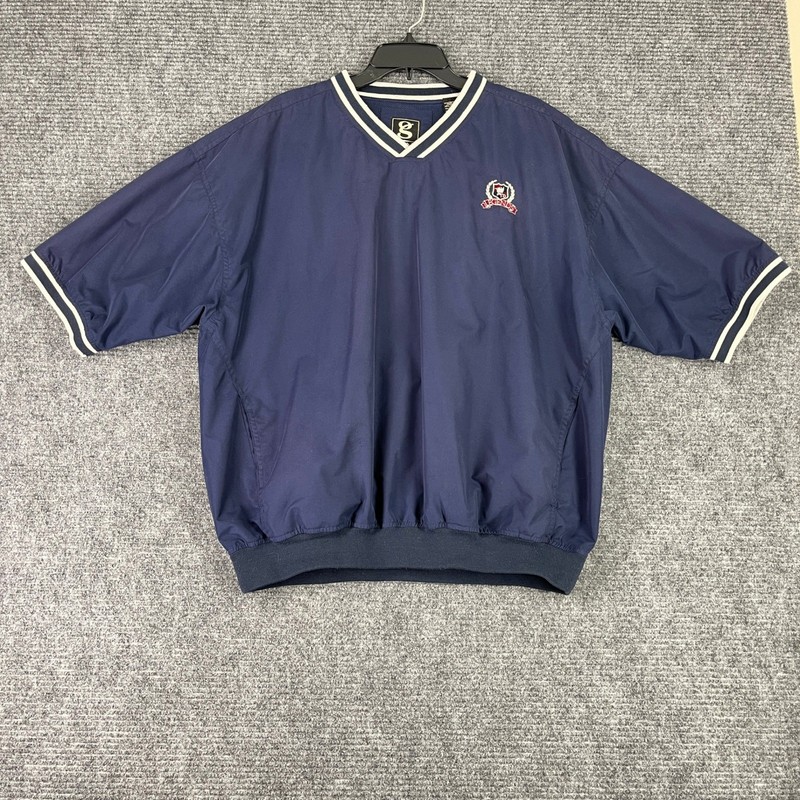 Legends Golf Resort Performance Windbreaker Pullover Mens XL Short Sleeve gallery