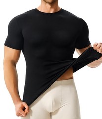 Compression Mens Shapewear Shirt Workout Body Shaper Tummy Control Tank Top f…