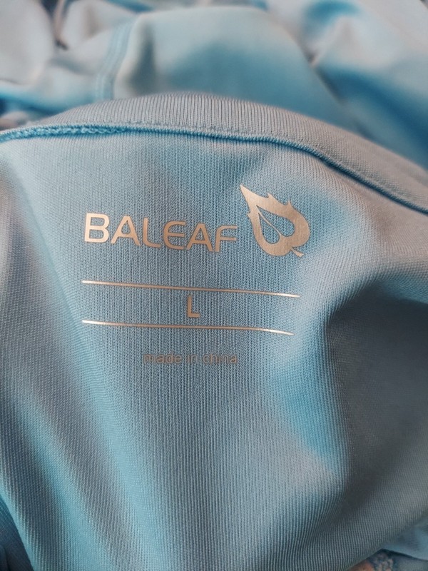 Baleaf Hooded Long Sleeve Shirt Men's Large Blue Sun Protection gallery